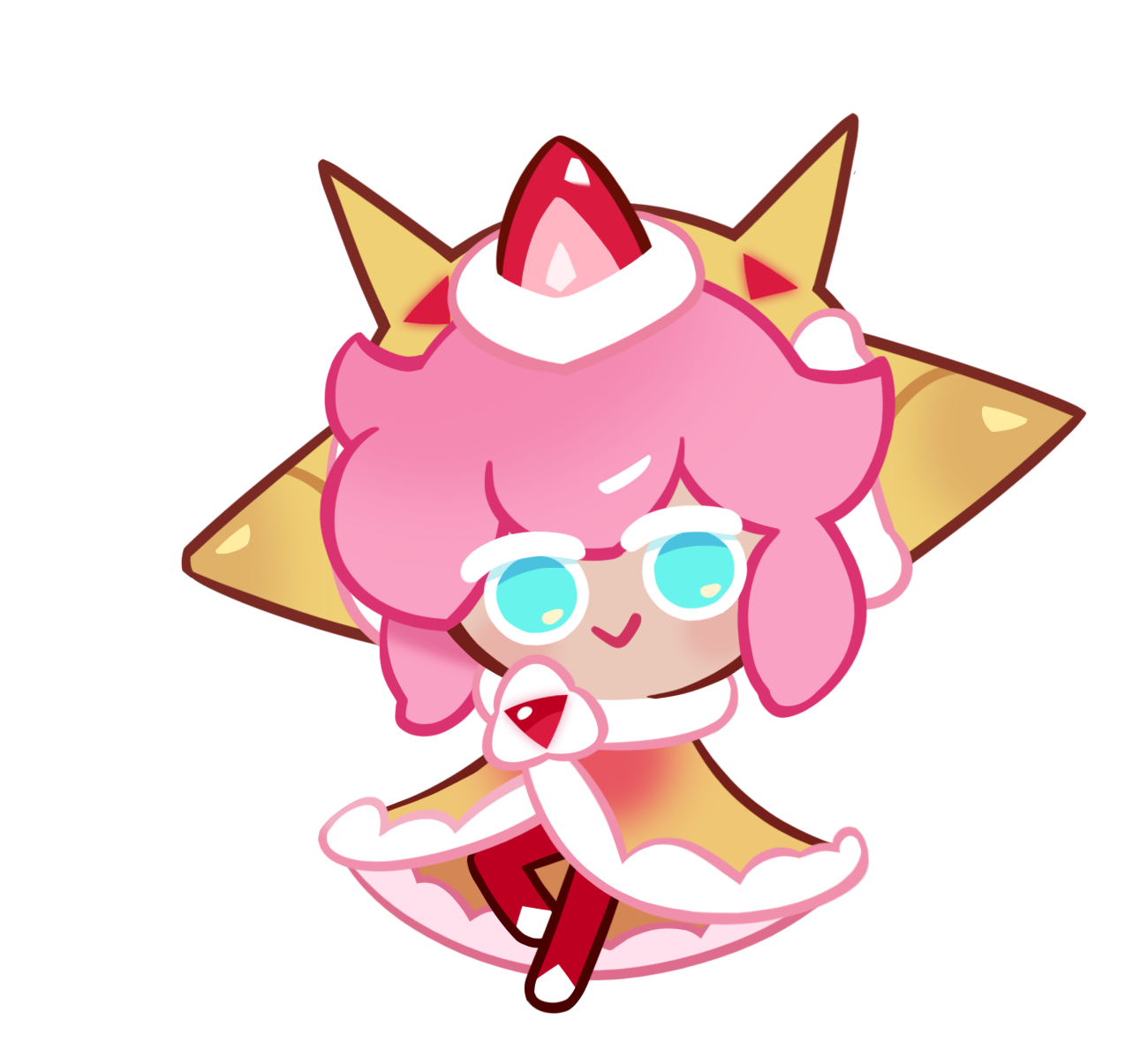 Strawberry Crepe Cookie - Full Body