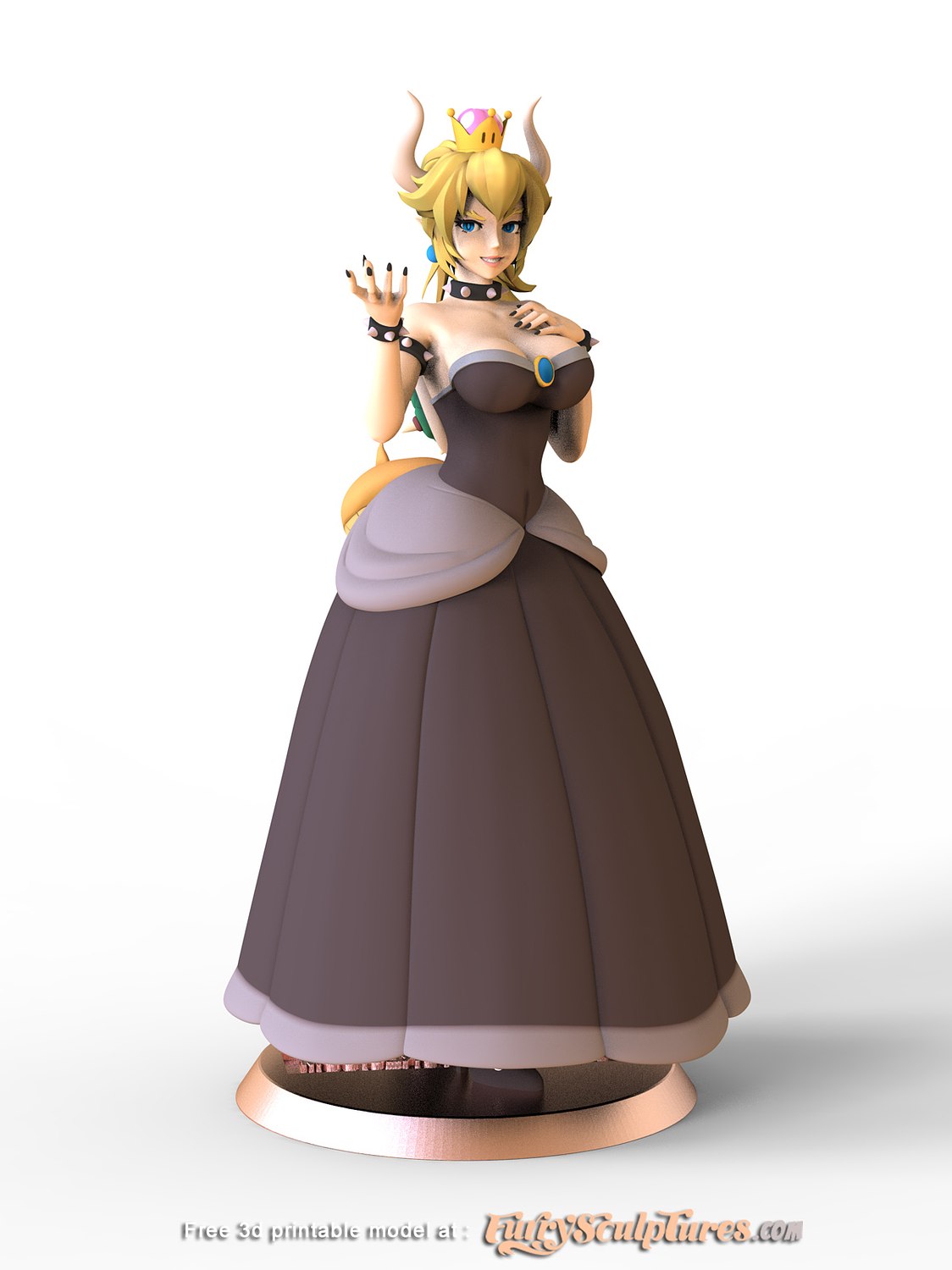 Bowsette - Full Body