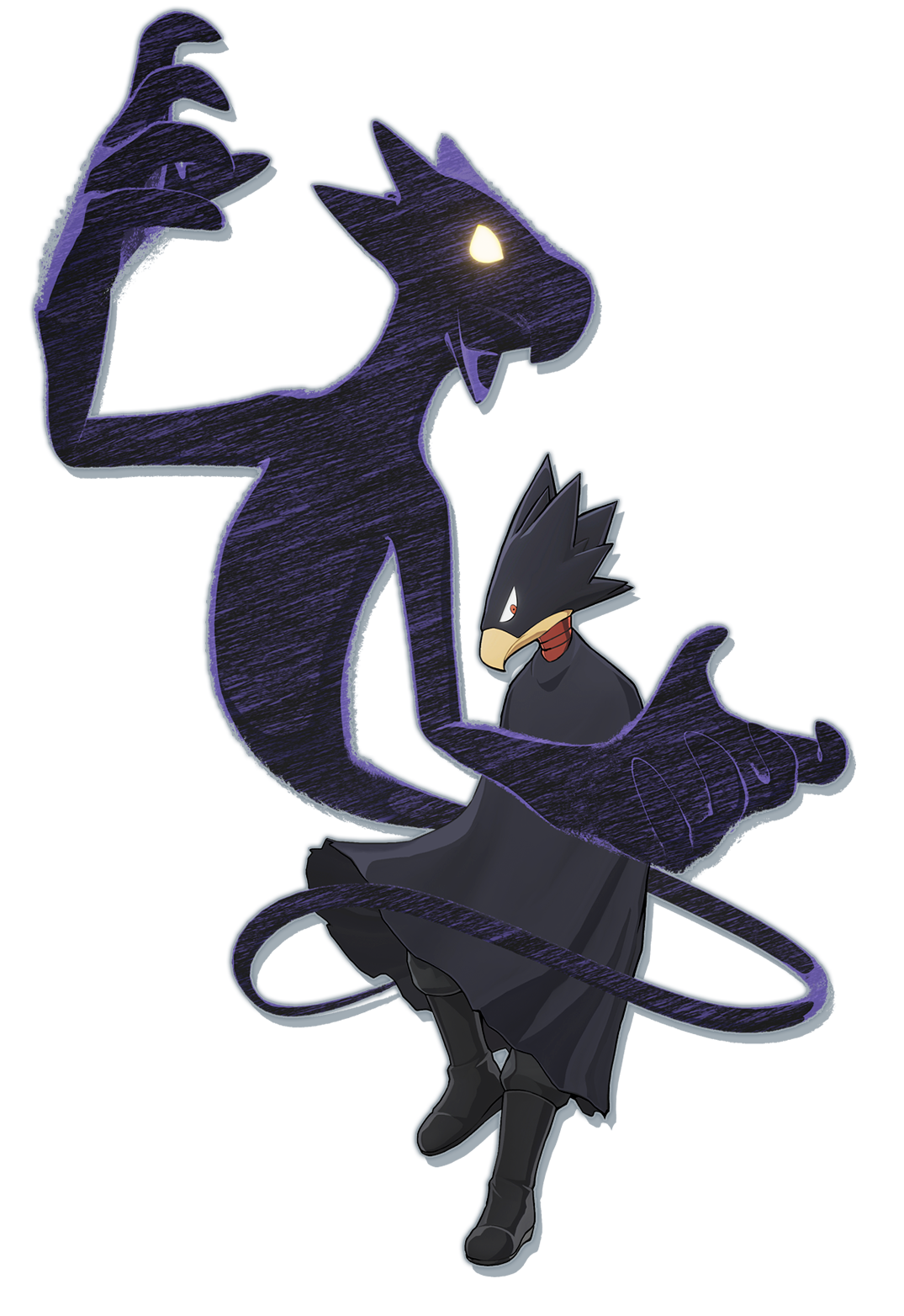 Tokoyami Fumikage - Full Body