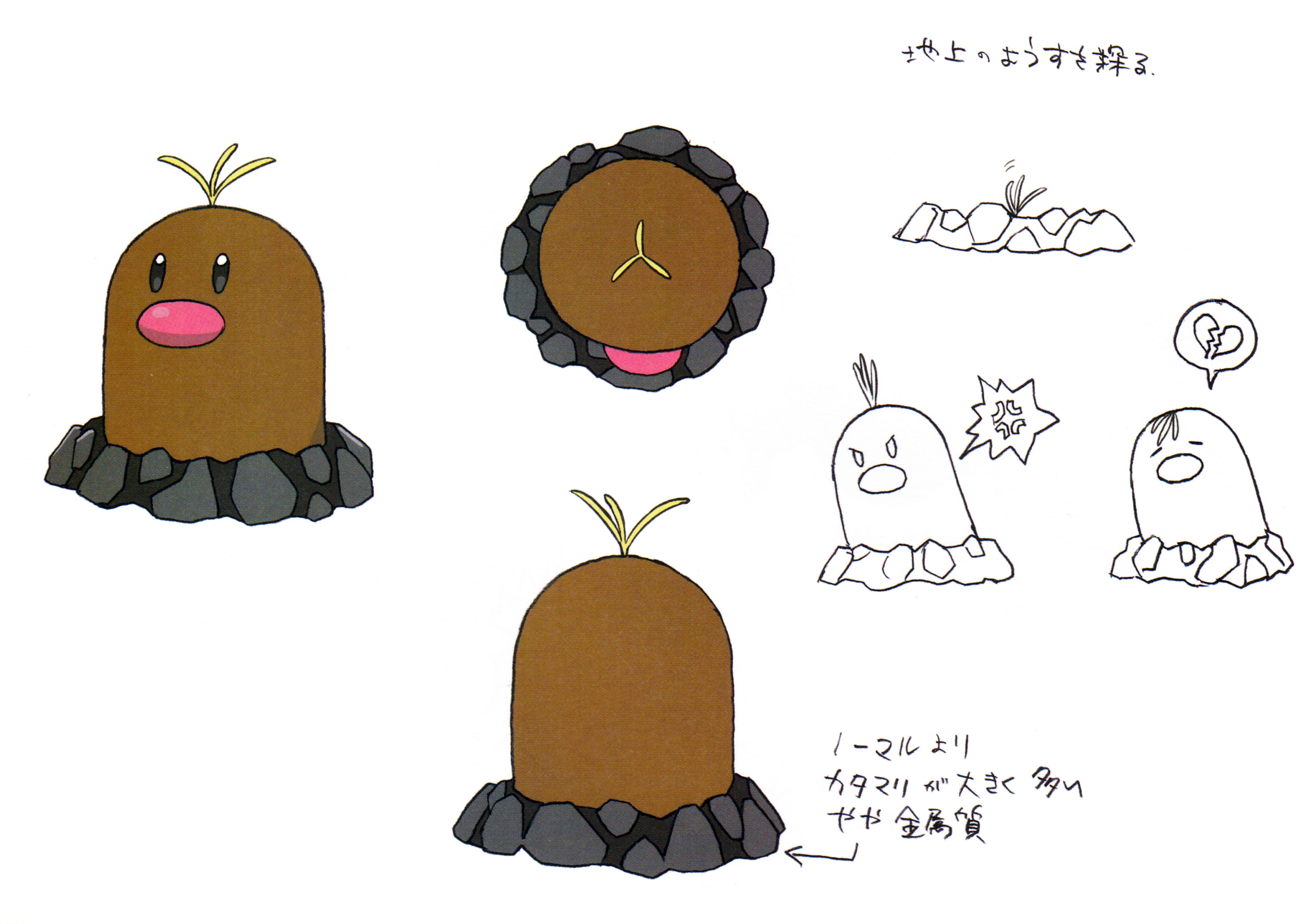 Diglett - Full Body