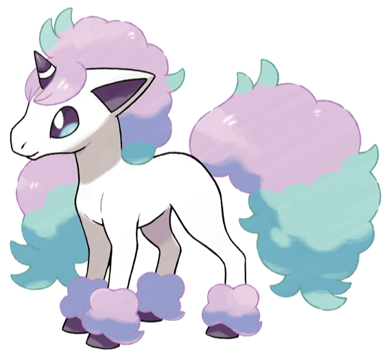 Galarian Ponyta - Full Body