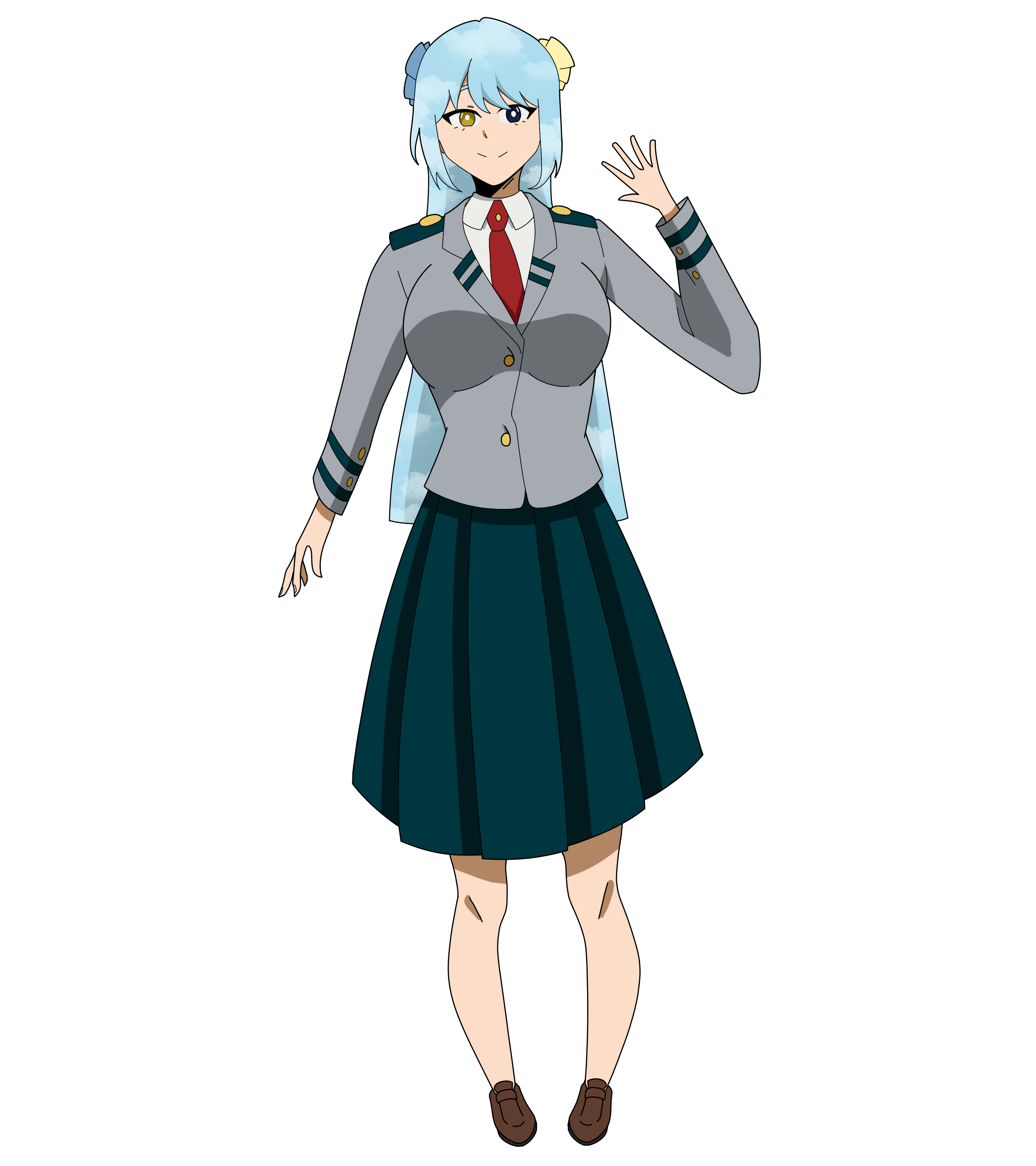 Concerned Woman - Full Body