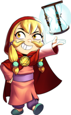 Mustache Girl - Full Body