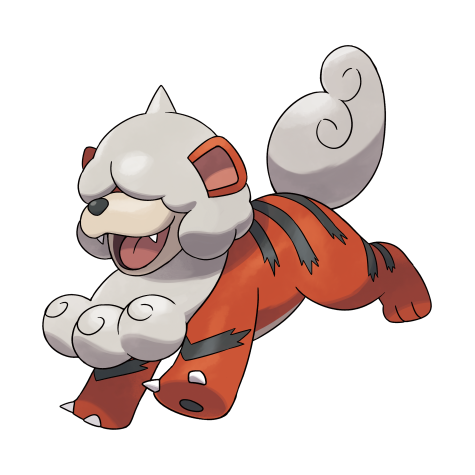 Hisuian Growlithe - Full Body