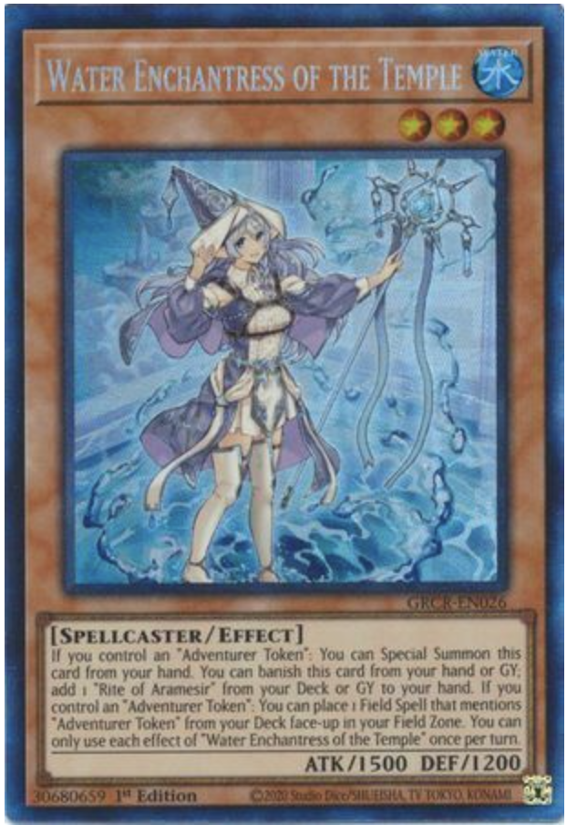 Water Enchantress of the Temple - Full Body