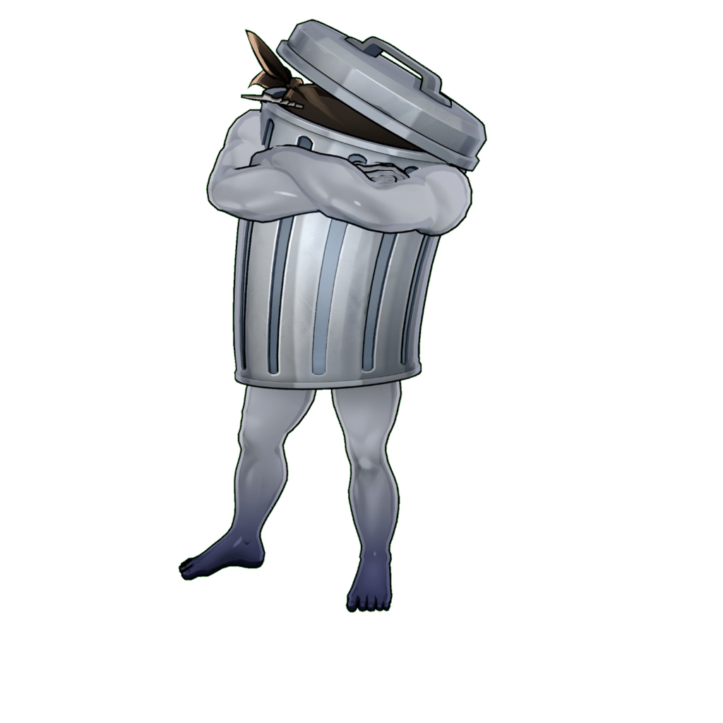 Lordly Trashcan - Full Body