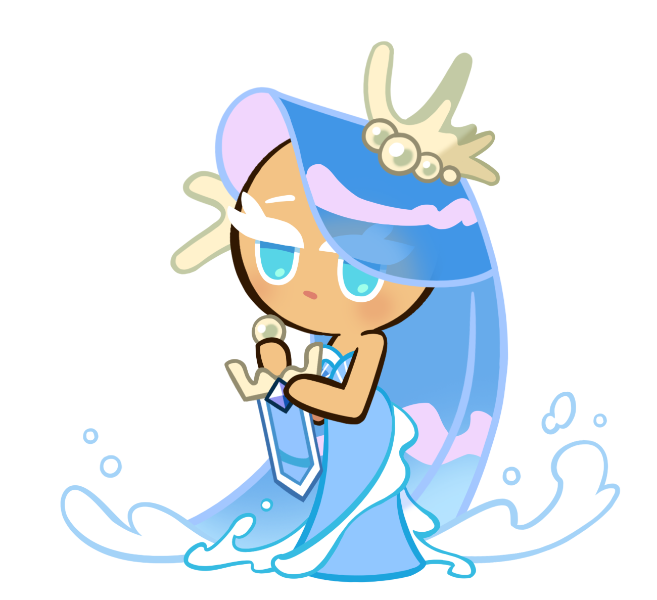 Sea Fairy Cookie - Full Body