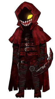 Little Red Riding Hooded Mercenary - Full Body