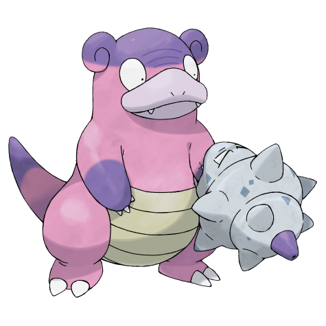 Galarian Slowbro - Full Body