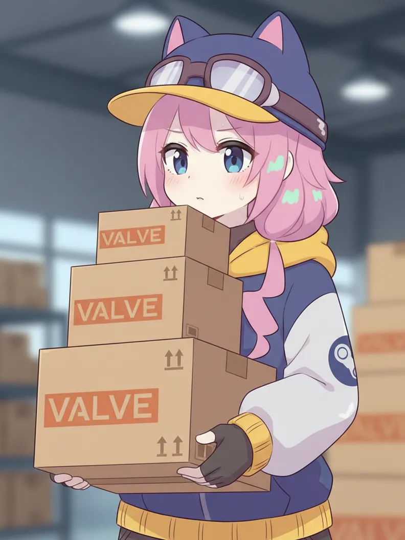Steam delivery girl