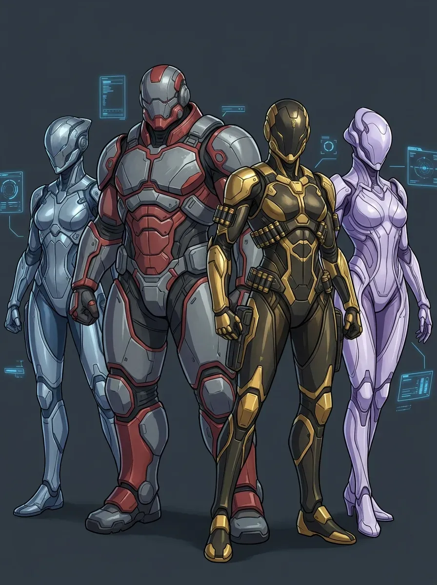 Tenno Squad from Warframe
